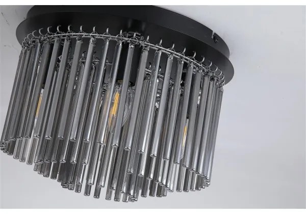 Searchlight 55620-320SM - stropné svietidlo SWIZZLE 5xE14/60W/230V, priemer 32 cm, dymové