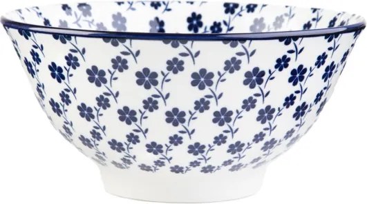 Miska NAVIA granátová s kvetmi 856421
