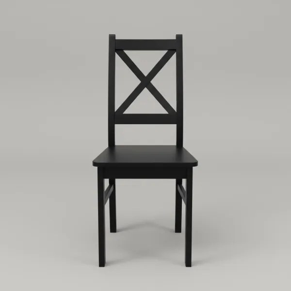 Jedálenská stolička NATE čierna