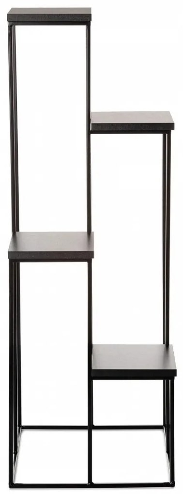 Kvetinový stojan LOFT 110 cm čierny
