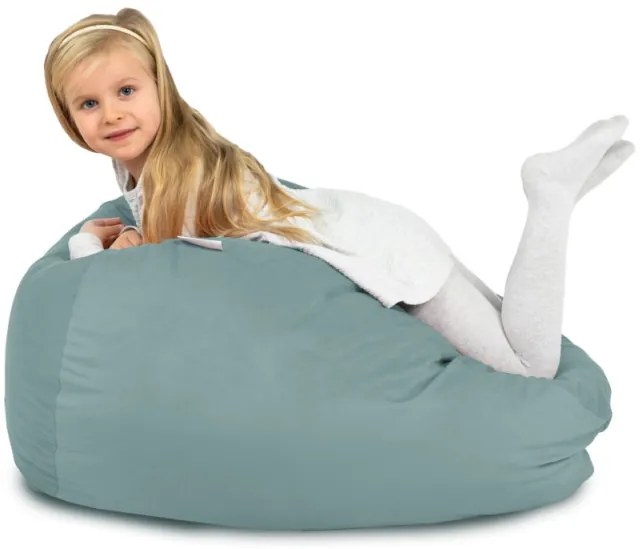 Plyšový sedací vak SAKO mätový