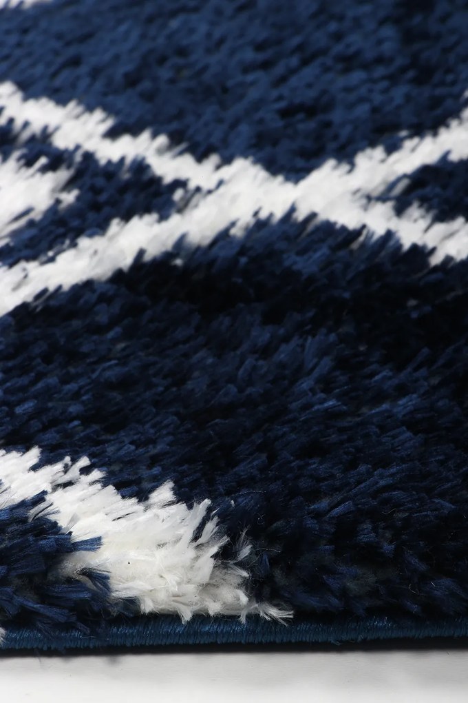 Koberec Boho 590 NAVY BLUE/CREAM rozmery koberec: 80x150 cm