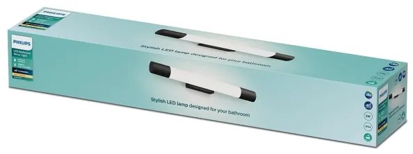 Philips - Kúpeľňové osvetlenie zrkadla ROVER LED/5W/230V IP44 čierna