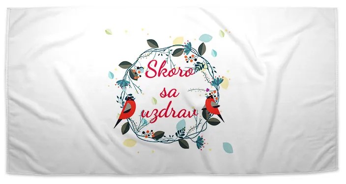 Sablio Uterák Skoro sa uzdrav 2 - 30x50 cm