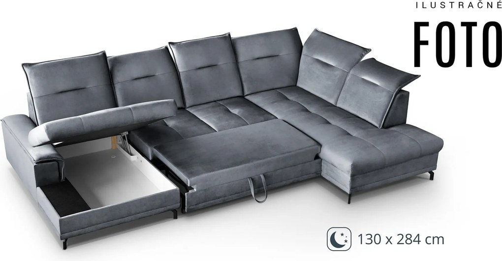 Sedacia súprava BRUNO v tvare U