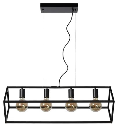 Lucide 00425/04/30 - Luster na lanku FABIAN 4xE27/40W/230V