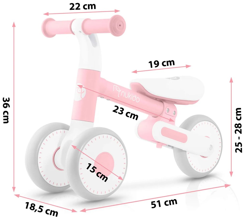 Detský bežecký bicykel Nukido NK-603