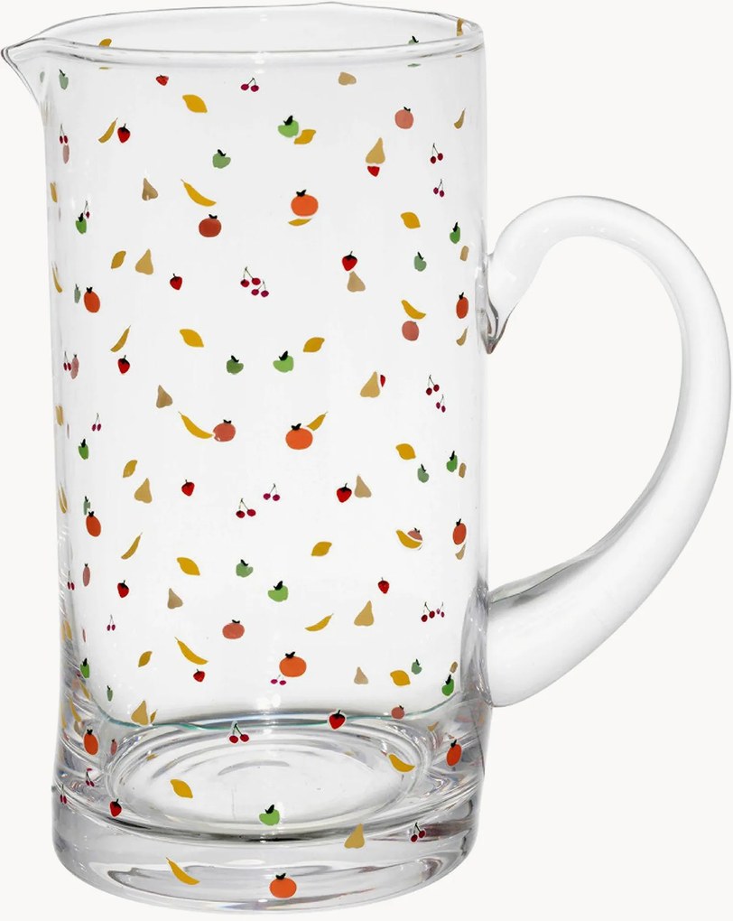 Sklenené džbány Fruit Ete, 1 l, 2 ks