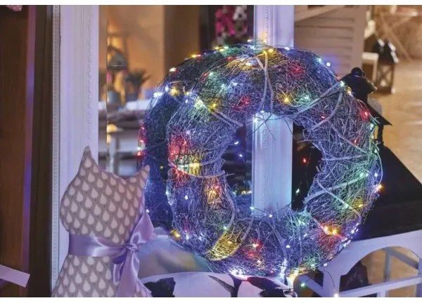 LED Vianočná vonkajšia reťaz 150xLED/20m IP44 multicolor