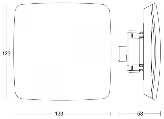 Steinel 084127 - Multisenzor True Presence podhľadový V2 BT-IPD UP WS biela