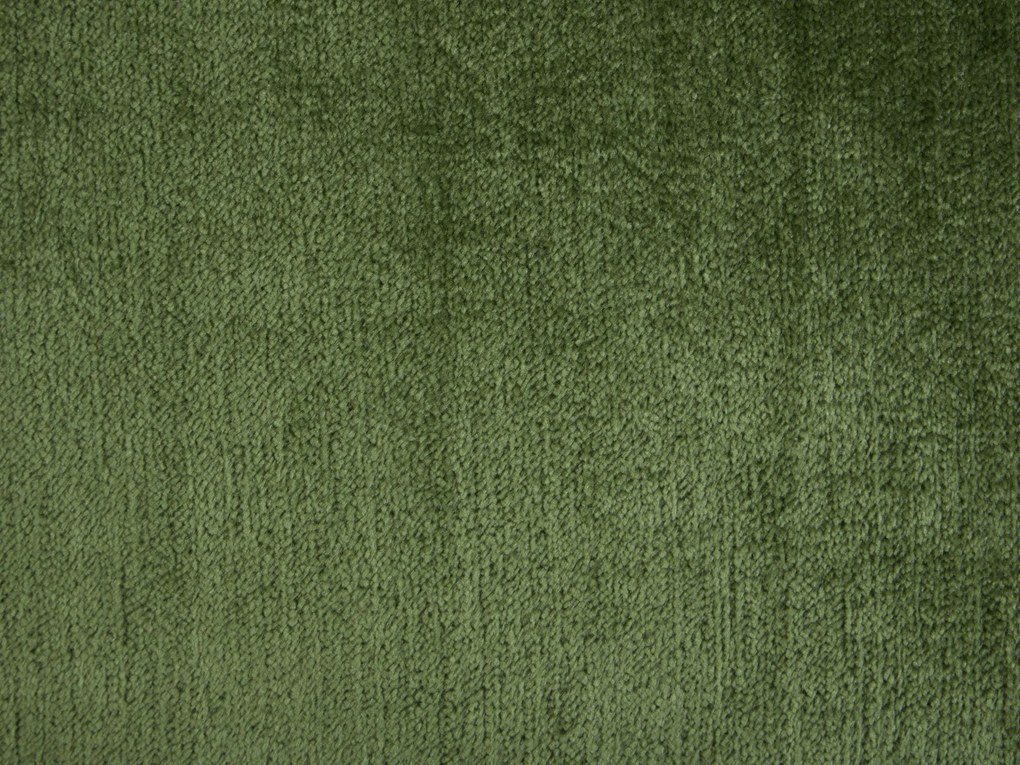 Zamatový vankúš so strapcami 45 x 45 cm zelený HIZZINE Beliani