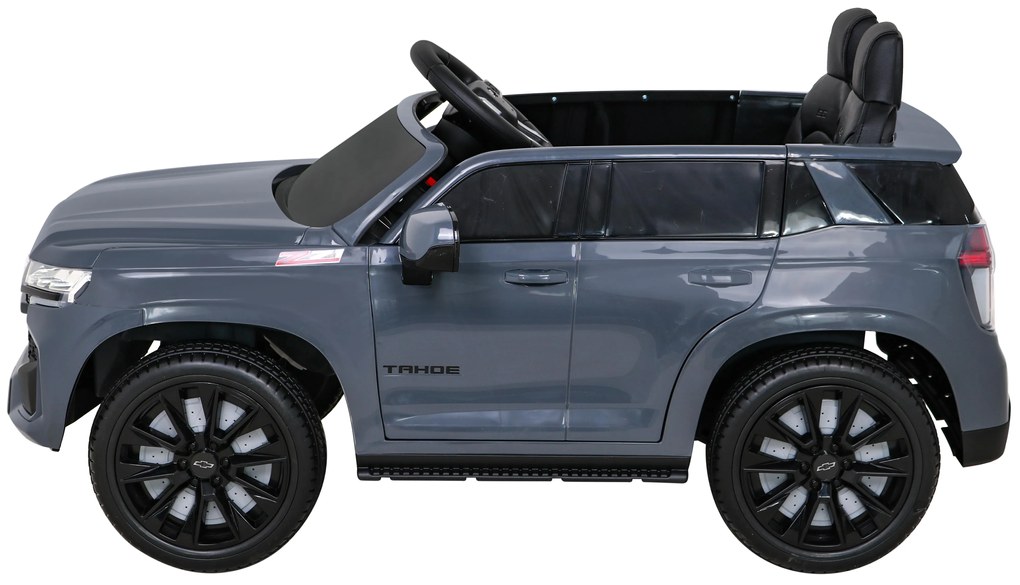 RAMIZ Elektrické autíčko - Elektrické autíčko - Chevrolet Tahoe - sivé - 2 x 35W - batéria 12V/7Ah -2023