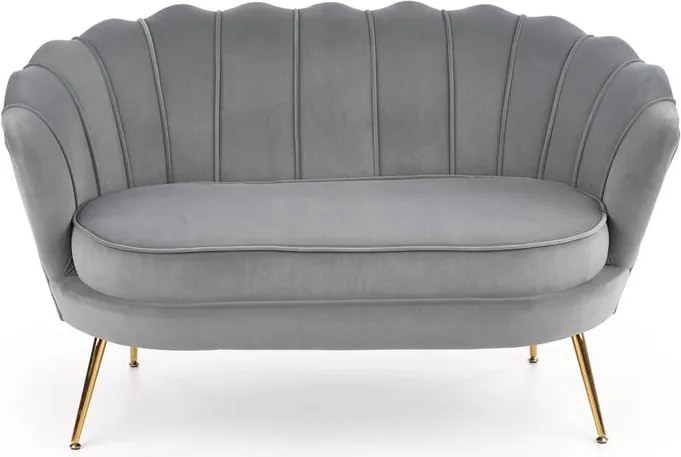 Pohovka Altha XL (sivá + zlatá). Vlastná spoľahlivá doprava až k Vám domov. 1039470