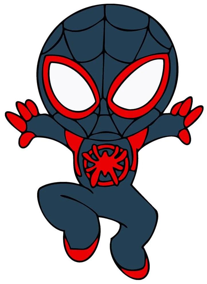 Veselá Stena Drevené vyfarbovacie postavičky Avengers a Spiderman
