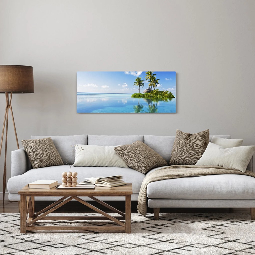 Obraz - Tropický ostrov (120x50 cm)