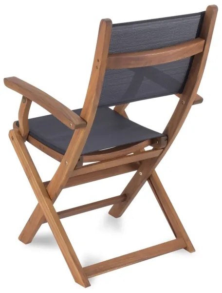 Fieldmann - Skladacie záhradné kreslo akácie