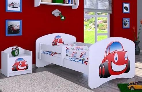 MAXMAX Detská posteľ bez šuplíku 180x90cm AUTÍČKO