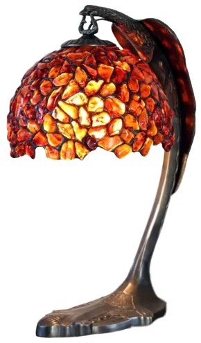 Jantárová lampa Tiffany 48*22Ø AMBER