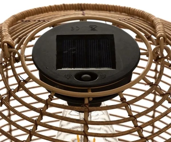Atmosphera - LED Solárna lampa CUBA LED/1,2V 800 mAh IP44 ratan