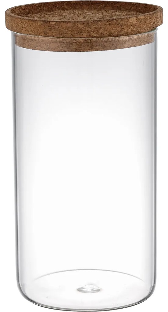 4Home Sklenená dóza na potraviny s vekom Cork, 1000 ml, 1000 ml