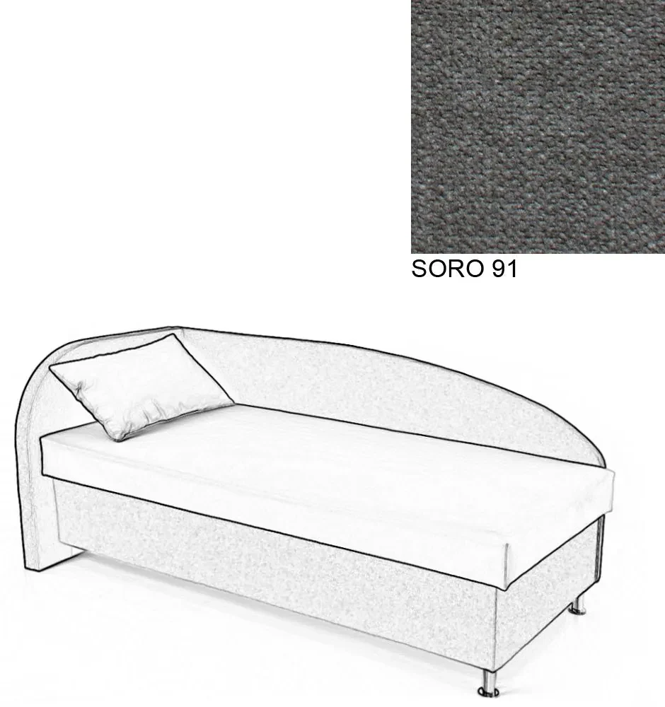 AVA NAVI, ĽAVÁ 90x200 Varianta: SORO 23