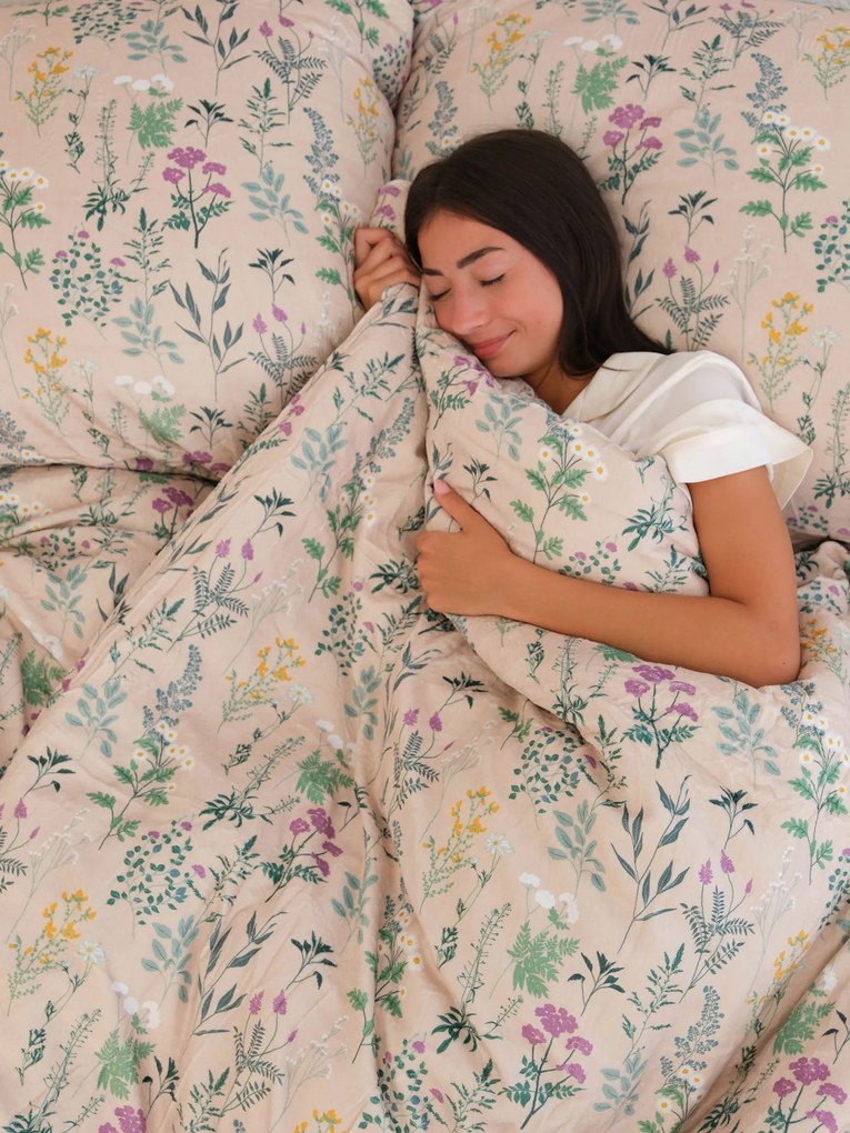 Obliečky mikroplyš Digital – Bianca béžové