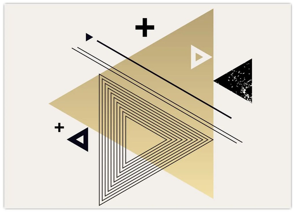 Obraz - Geometrické tvary N⁰4 (70x50 cm)