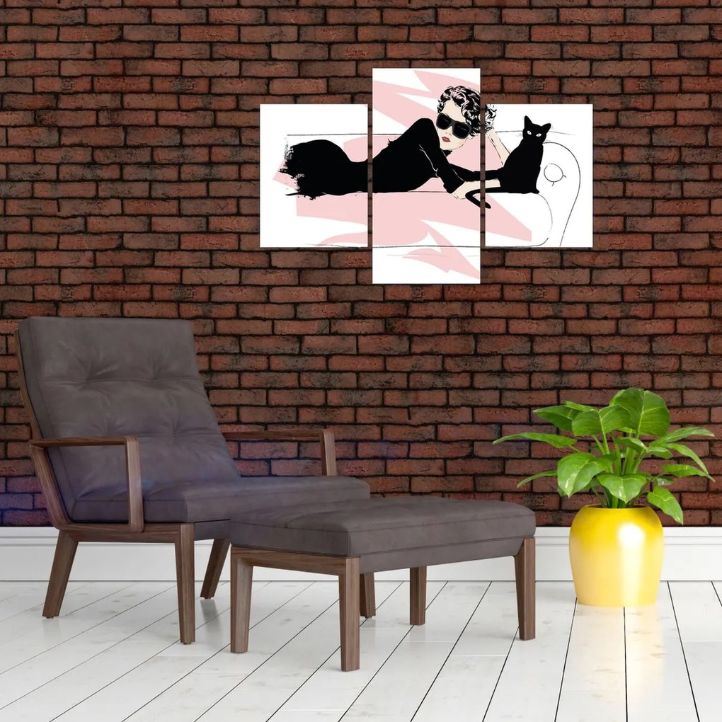 Obraz - Fashion lady (90x60 cm)