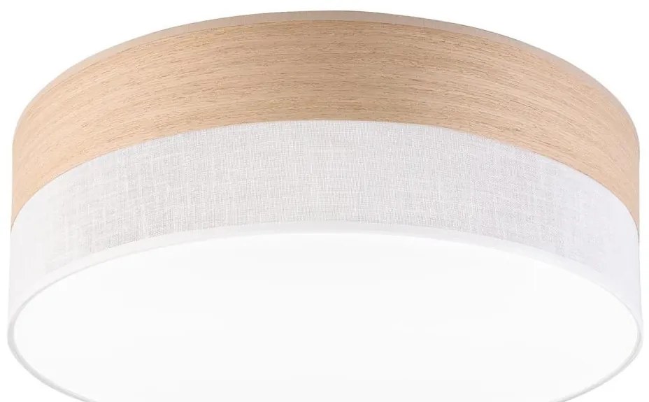 LED Stropné svietidlo SIRJA WOOD LED/36W/230V pr. 45 cm biela/dub