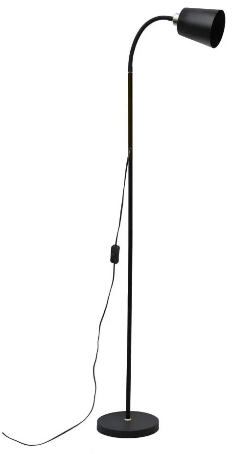 Stojacia lampa 1xE27/40W/230V čierna