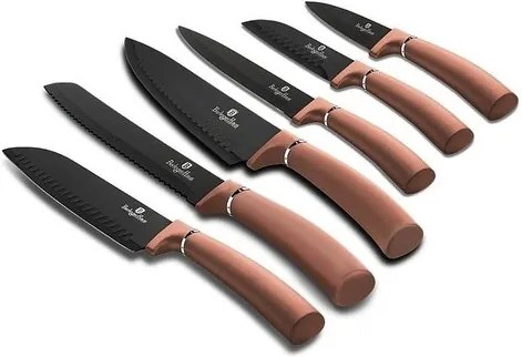 Berlinger Haus 6-dielna sada nožov Rosegold Metallic Line
