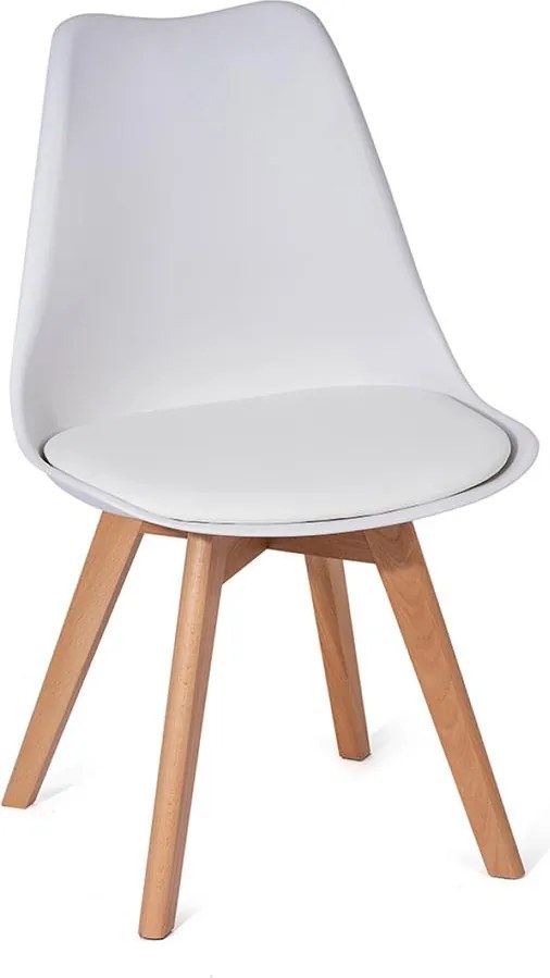 Set - 4 ks Jedálenské stoličky AVENBERG SKANDI biela