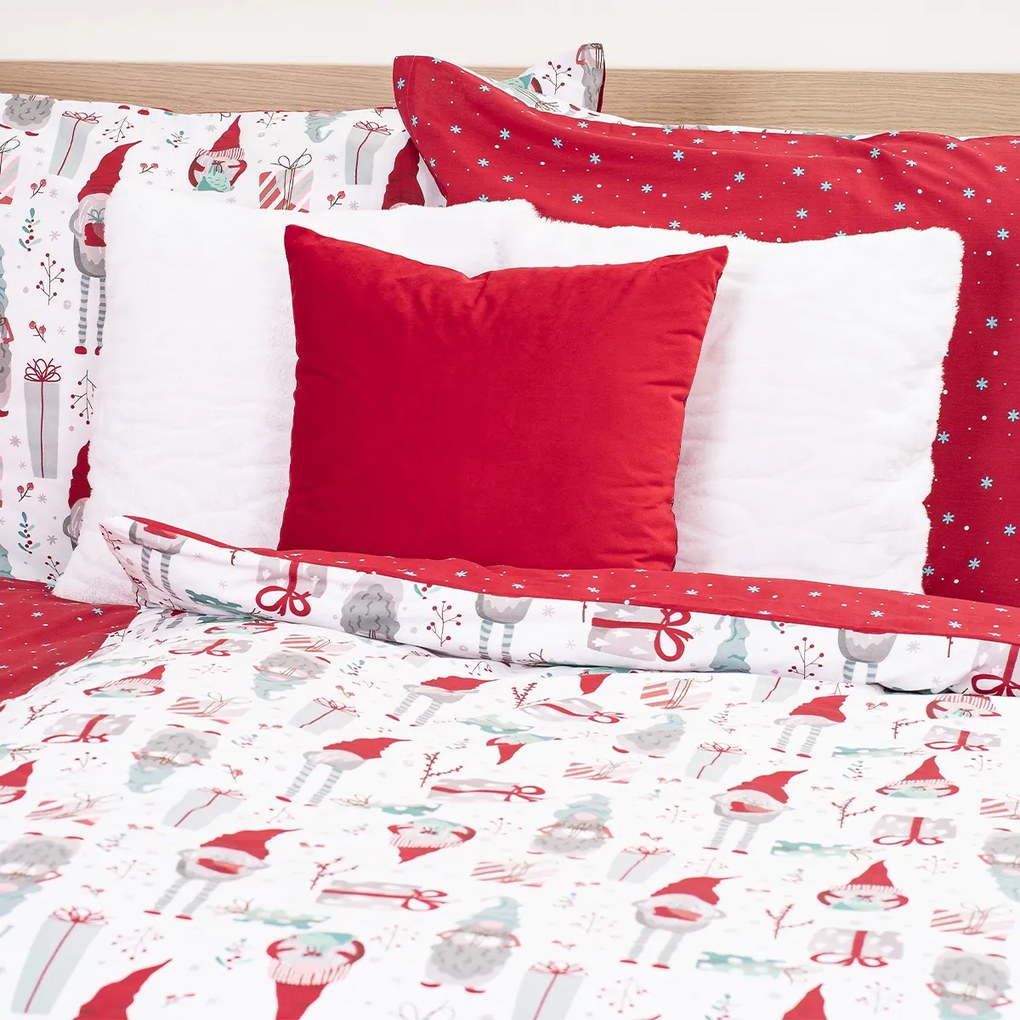 4Home Bavlnené obliečky Christmas Elf, 140 x 200 cm, 70 x 90 cm