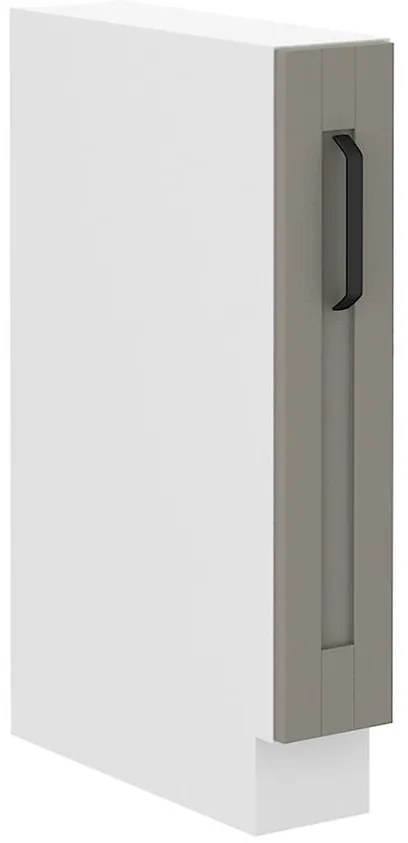 Kuchynská skrinka Luna claygrey/biela 15D Cargo BB