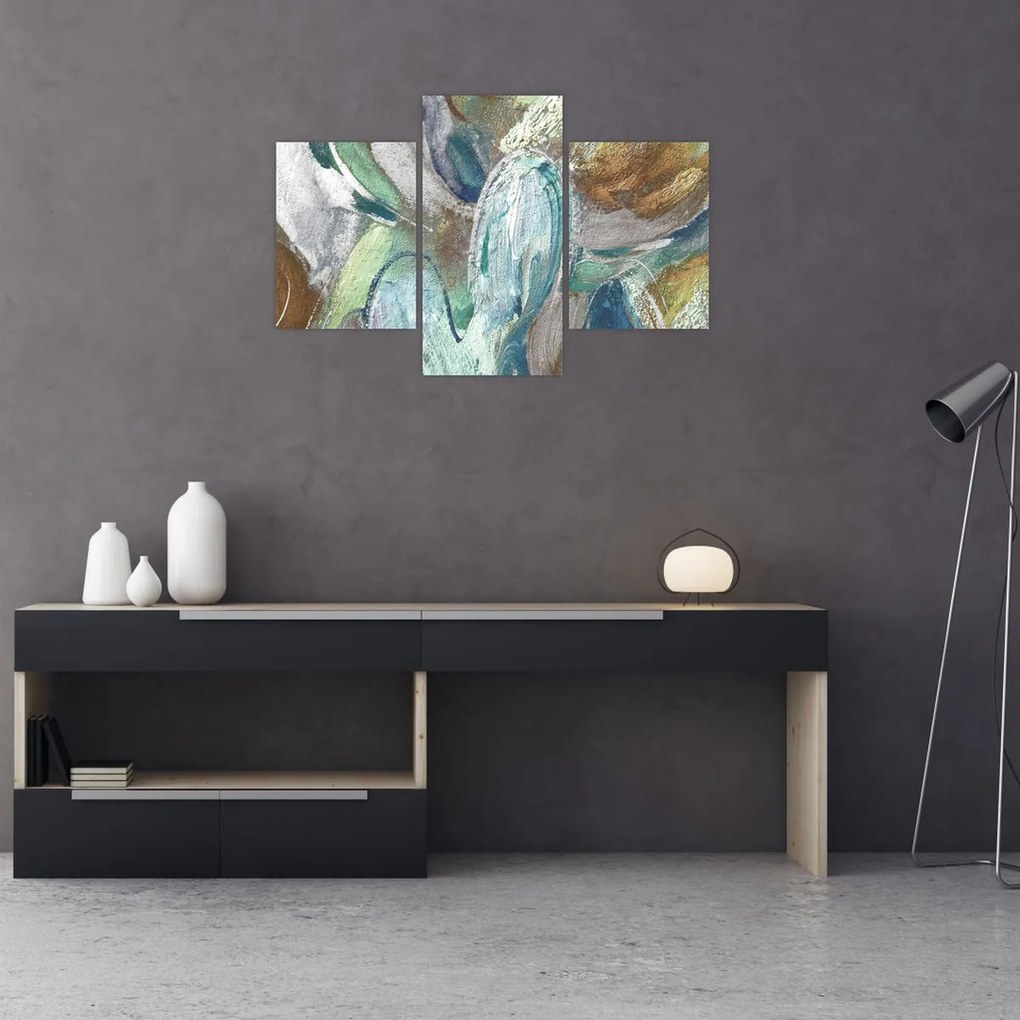 Obraz - Abstraktné maľba postavy (90x60 cm)