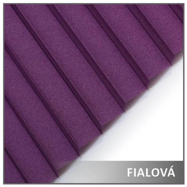 Dekodum Neinvazívna plisovaná roleta fialová Šířka (cm): 36