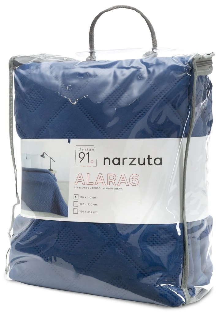 PREHOZ NA POSTEĽ ALARA6 200X220 CM TMAVOMODRÝ