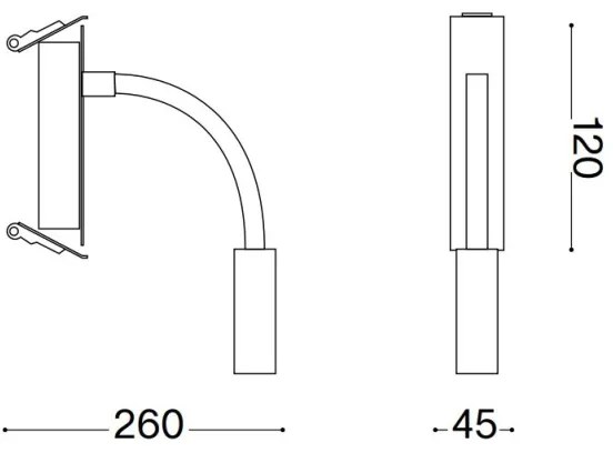 Ideal Lux - LED Flexibilná lampička IO LED/3W/230V CRI 90 čierna