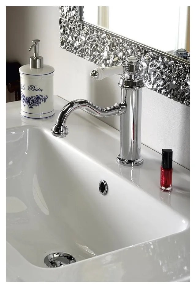 Stojančeková umývadlová batéria v lesklej striebornej farbe Vienna – Sapho