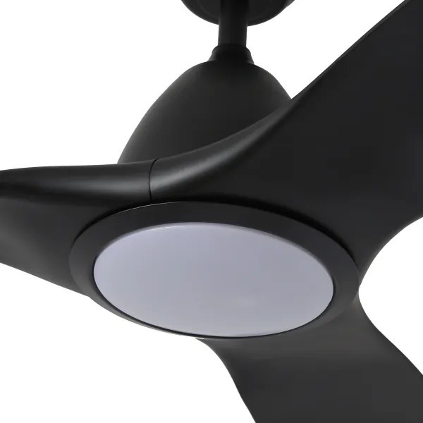 ZEVENTI - LED Stropný ventilátor URBINO LED/20W/230V Wi-Fi Tuya čierny + diaľkové ovládanie