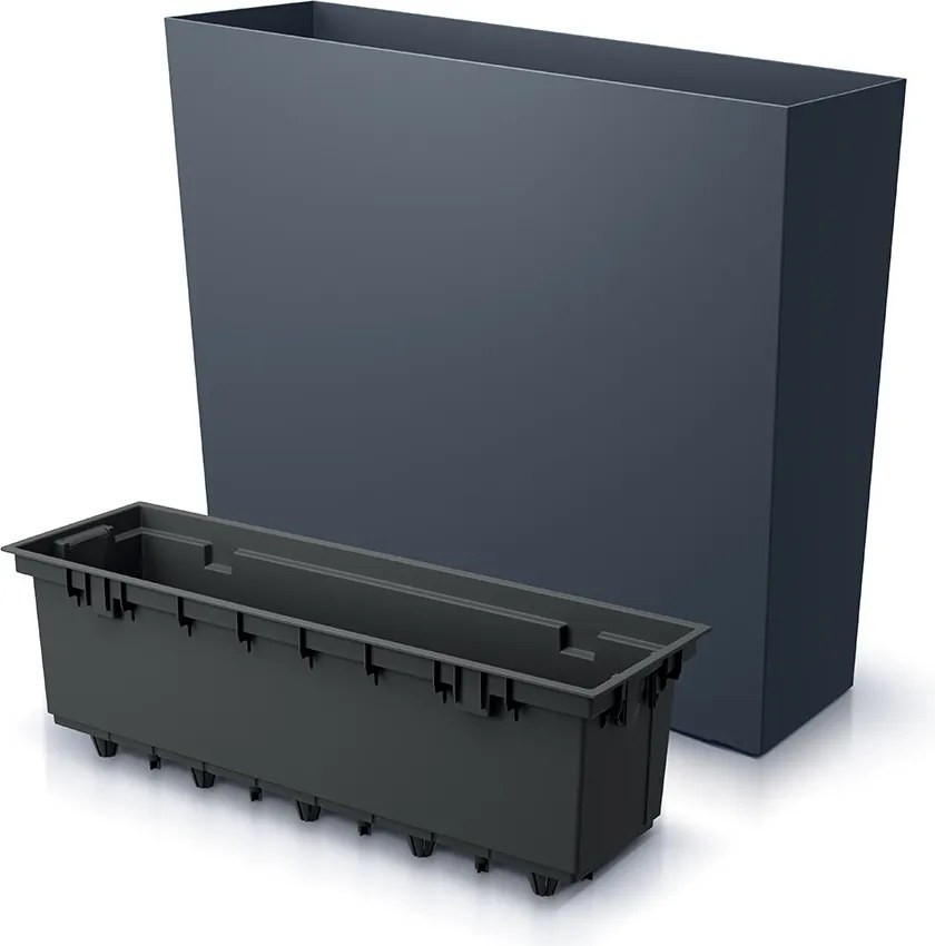 Vysoký hrantík s vkladom CORBI biely