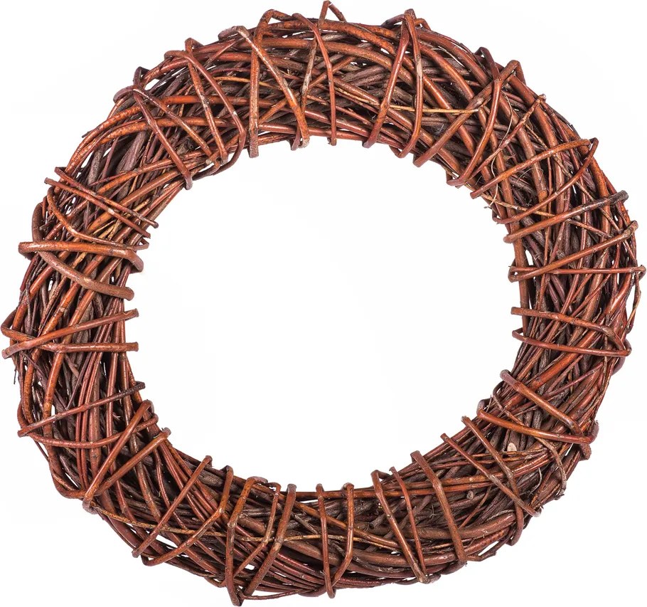Veniec prútený tmavý Merano III.priemer 35(cm)