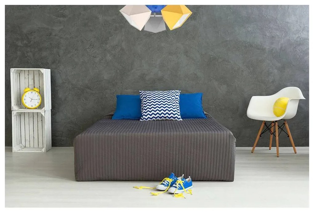 Detské stropné svietidlo Diamond, 3x textilné tienidlo (mix 7 farieb), (výber z 3 farieb konštrukcie - možnosť polohovania), o