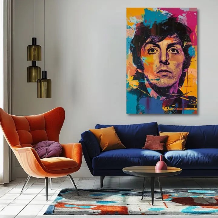 Obraz Paul McCartney - Beatlesovský génius | 100% originál domaľovaný akrylom