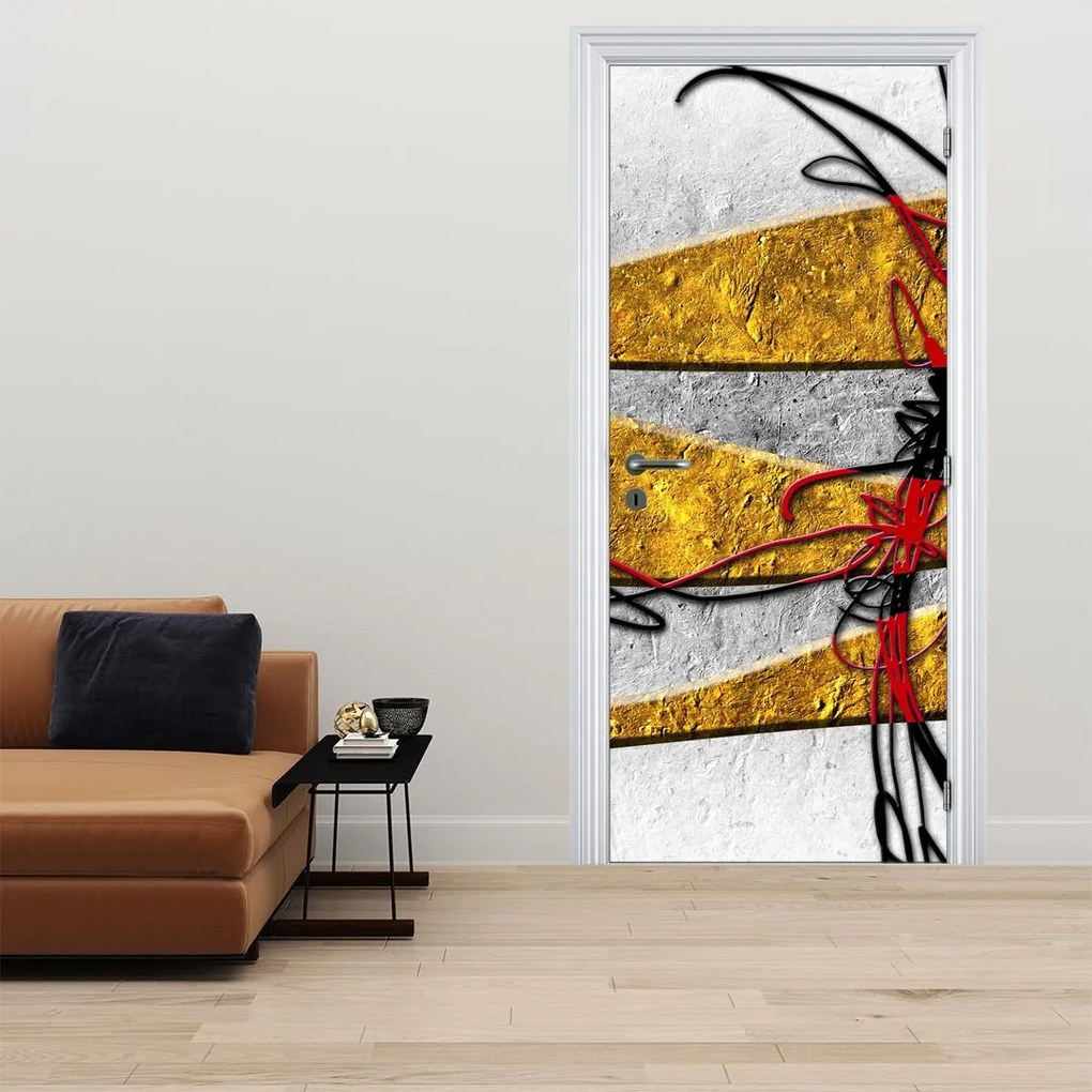 Fototapeta na dvere - Abstrakcia (95x205cm)