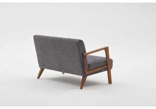 Dvojmiestna pohovka TUMI sivá