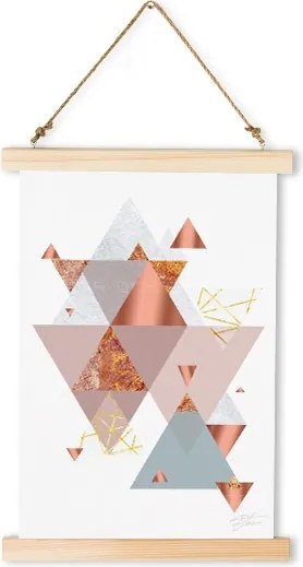 Závesné plátno na stenu Supposed Head 2nd Motif / Dan Johannson