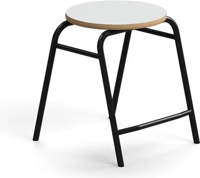 Stolička ALTUS, výška 440 mm, antracit/šedá