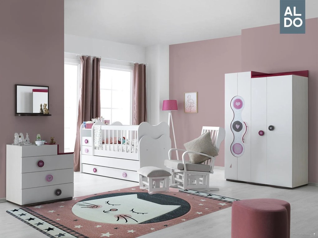 Kusový koberec Smart Kids 22412 Pink, 120x180, ružová, detská izba, Berfin Dywany