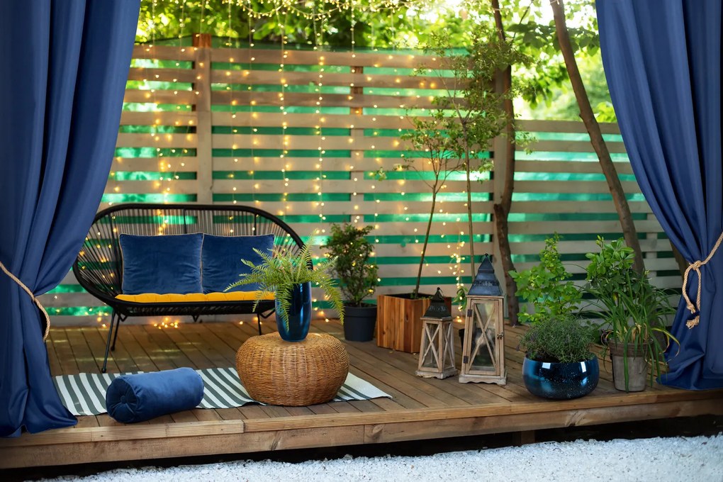 SKLENENÁ VÁZA MOLLY (FI) 16X28 CM MODRÁ